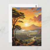 Carte Postale Paysage paisible de la nature #9 (Devant / Derrière)