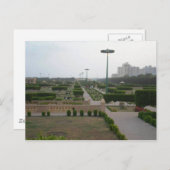 Carte Postale Paysage panoramique de Benazir Park (Devant / Derrière)