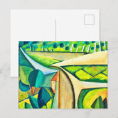 Carte Postale Paysage par Amadeo de Souza-Cardoso (Devant / Derrière)