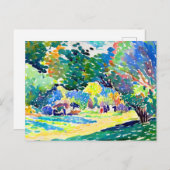 Carte Postale Paysage par Henri Edmond Cross (Devant / Derrière)