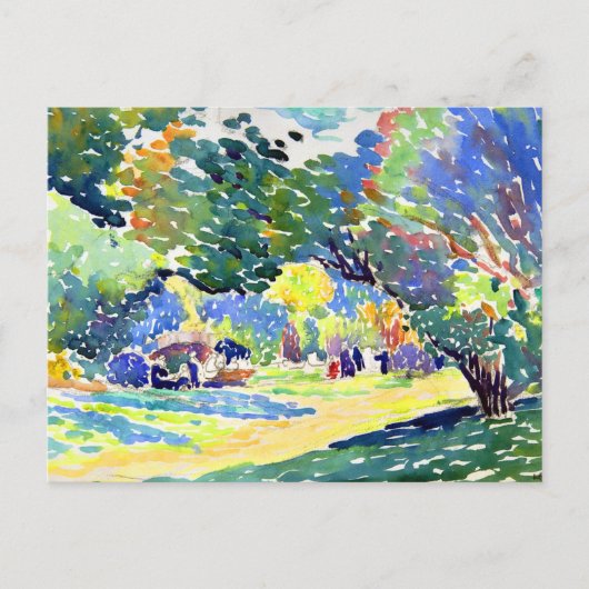 Carte Postale Paysage par Henri Edmond Cross (Devant)