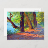 Carte Postale Paysage par l'église Frederic Edwin (Devant / Derrière)