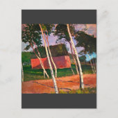 Carte Postale Paysage par Paula Modersohn-Becker (Devant)
