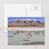 Carte Postale Paysage pittoresque de Bolivie (Devant / Derrière)