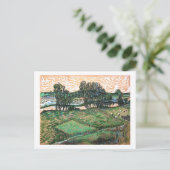 Carte Postale Paysage, Pont à travers Oise, Vincent van Gogh (Debout devant)