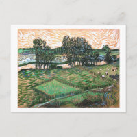 Paysage, Pont à travers Oise, Vincent van Gogh