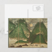 Carte Postale Paysage printanier avec soleil (Devant / Derrière)