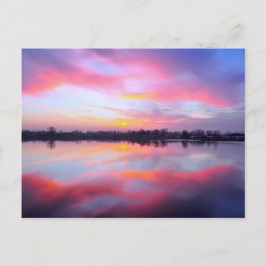 Carte Postale Paysage rose pittoresque (Devant)