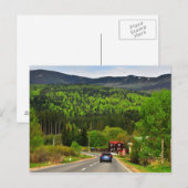 Carte Postale Paysage roumain (Devant / Derrière)