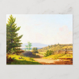 Carte Postale Paysage routier par Sanford Robinson Gifford