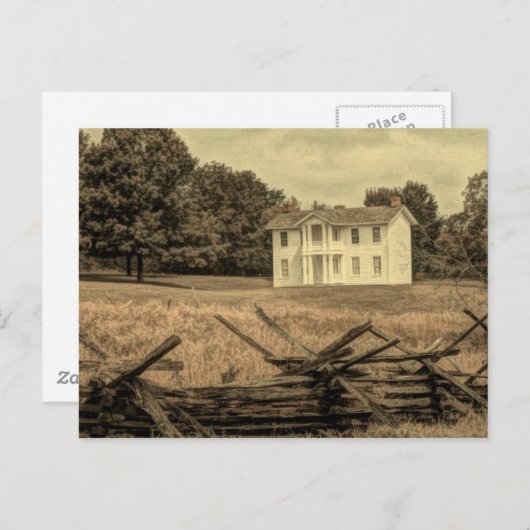 Carte Postale Paysage rural du Sud Maison rurale coloniale rusti (Devant / Derrière)