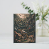 Carte Postale Paysage Serein : Vol d'Oiseaux (Debout devant)