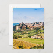 Carte Postale Paysage sur Orvieto (Devant / Derrière)