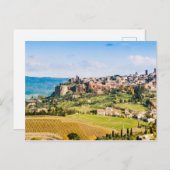Carte Postale Paysage sur Orvieto (Devant / Derrière)