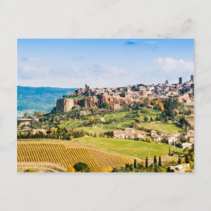 Carte Postale Paysage sur Orvieto