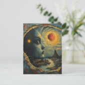 Carte Postale Paysage surréaliste Abstrait (Debout devant)