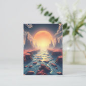 Carte Postale Paysage surréaliste | Monde magique (Debout devant)