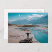 CARTE POSTALE PAYSAGE TRANQUILLE (Devant / Derrière)