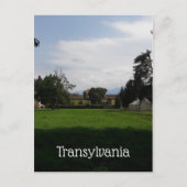 Carte Postale Paysage Transylvanie Avec Château (Devant)