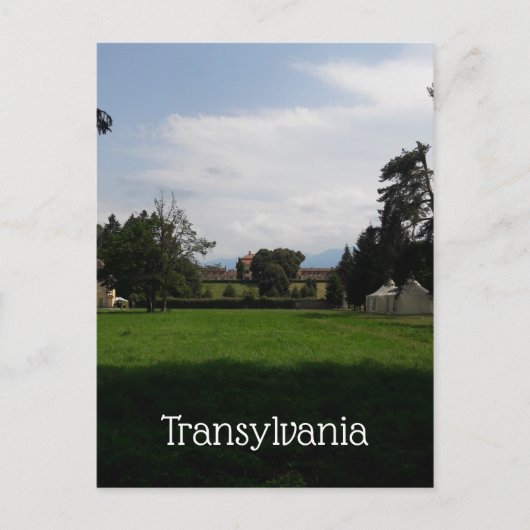 Carte Postale Paysage Transylvanie Avec Château (Devant)