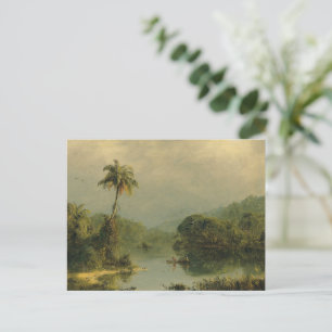 Carte Postale Paysage tropical Église Frédéric Edwin
