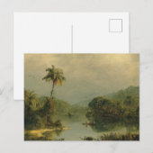 Carte Postale Paysage tropical Église Frédéric Edwin (Devant / Derrière)