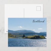 Carte Postale Paysage typique des Highlands écossaises - Écosse (Devant / Derrière)