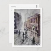 Carte Postale Paysage urbain (Devant / Derrière)