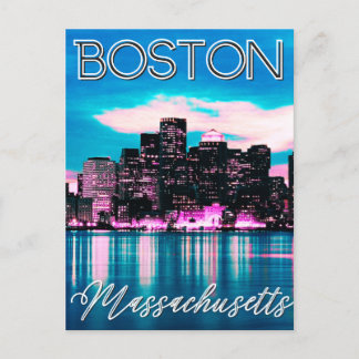 Carte Postale Paysage urbain de Boston Massachusetts