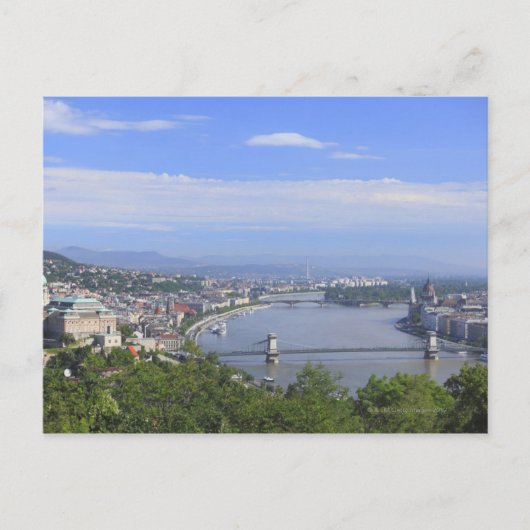 Carte Postale Paysage urbain de Budapest (Devant)