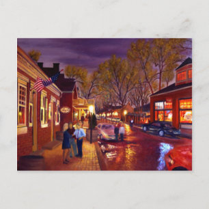 Carte Postale Paysage urbain de Saint-Charles, peinture à l'huil