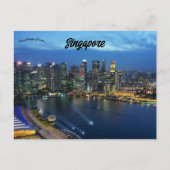 Carte Postale Paysage urbain de Singapour (Devant)