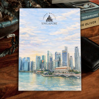 Paysage urbain de Singapour | Paysage à l'aquarell