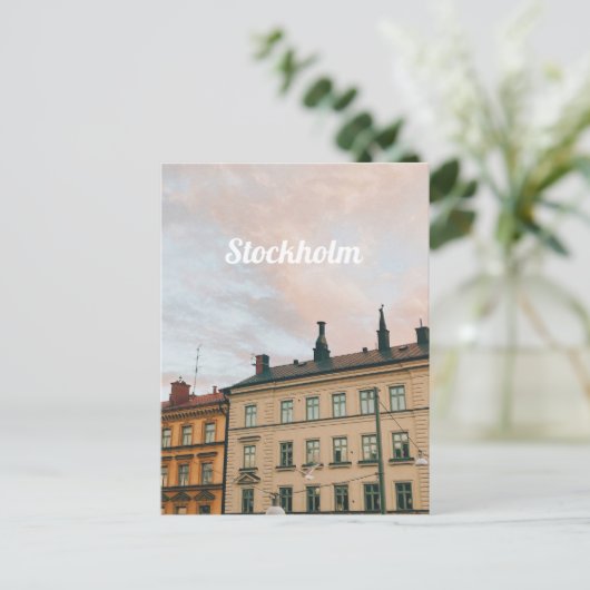 Carte Postale Paysage urbain de Stockholm Södermalm (Debout devant)
