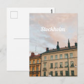 Carte Postale Paysage urbain de Stockholm Södermalm (Devant / Derrière)