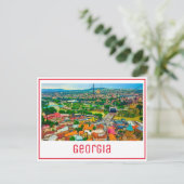 Carte Postale Paysage urbain de Tbilissi Géorgie Architecture de (Debout devant)