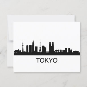 Carte Postale Paysage urbain de Tokyo Japon - Skyline de Tokyo	