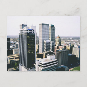 Carte Postale Paysage urbain de Tulsa centre-ville