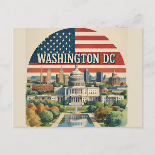 Carte Postale Paysage urbain de Washington D.C.
