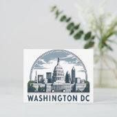 Carte Postale Paysage urbain de Washington DC (Debout devant)