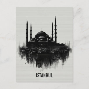 Carte Postale Paysage urbain d'Istanbul