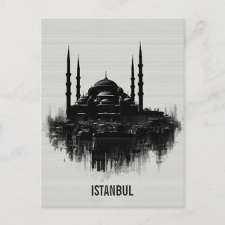Carte Postale Paysage urbain d'Istanbul