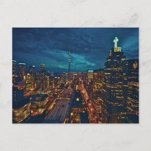 Carte Postale Paysage urbain du centre-ville de Toronto, centre-
