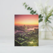 Carte Postale Paysage urbain éclairé (Debout devant)