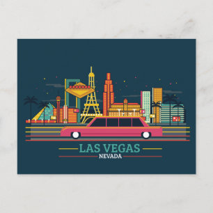 Carte Postale Paysage urbain Skyline   Las Vegas, Nevada