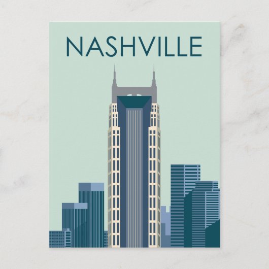 Carte Postale Paysage urbain Skyline | Nashville, Tennessee (Devant)