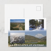 Carte Postale Paysages de Chypre (Devant / Derrière)