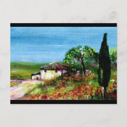 CARTE POSTALE PAYSAGES DE TOSCANE (Devant)