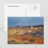 Carte Postale Paysages désertiques américains :  Vallée de Feu # (Devant / Derrière)