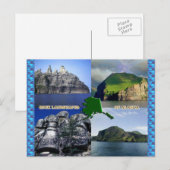 Carte Postale Paysages Rocheux d'Alaska Collage (Devant / Derrière)
